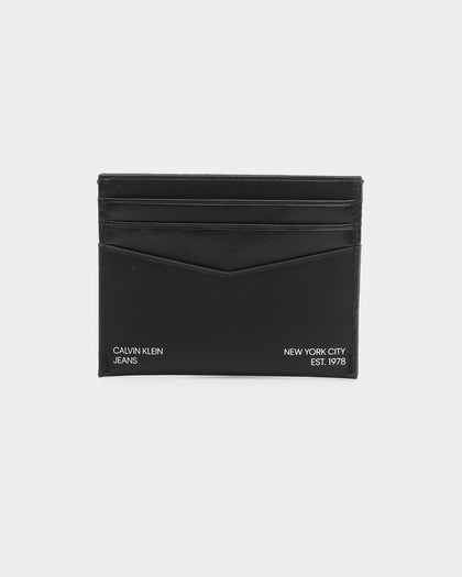 Calvin Klein Printed Mono Card Case Black