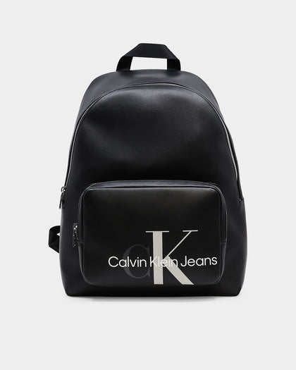 Calvin Klein Sculpted Mono Campus Backpack Black