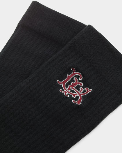 Last Kings Regalia Monogram Socks Black