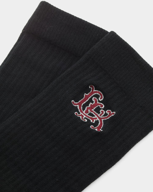 Last Kings Regalia Monogram Socks Black