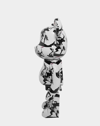 Medicom Toy Be@rbrick X BRandalism Highwayman 1000% Figure Grey