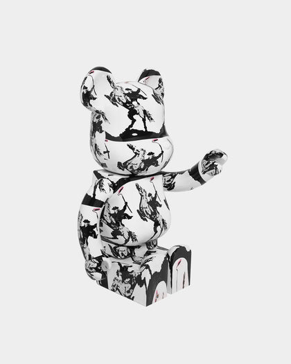 Medicom Toy Be@rbrick X BRandalism Highwayman 1000% Figure Grey