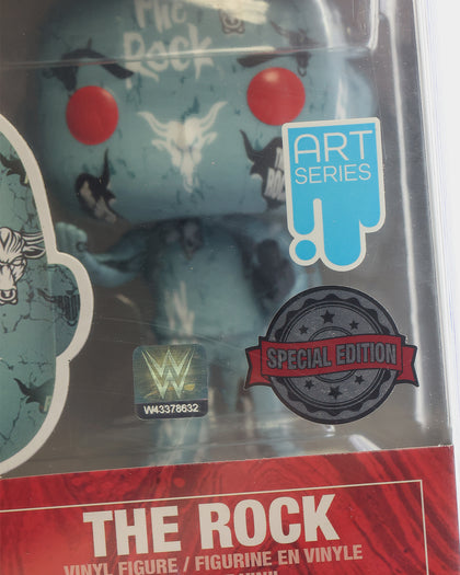 POP! Vinyl #44 WWE: The Rock (Artist Series) Figure Multi-coloured