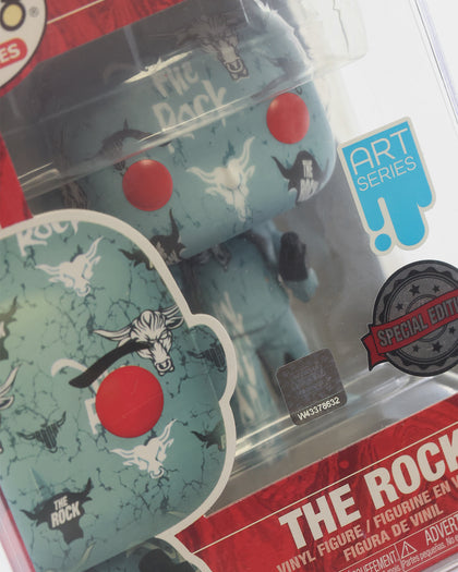 POP! Vinyl #44 WWE: The Rock (Artist Series) Figure Multi-coloured