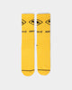 Been Trill Circuitry Socks Yellow