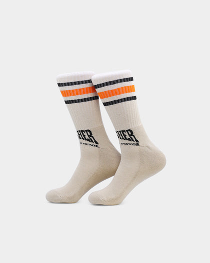 HUF X Thrasher Centerfield Socks Natural