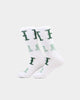 HUF Duality Socks White