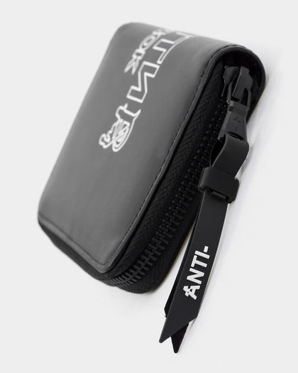 The Anti Order Military Zip Wallet Black/Black