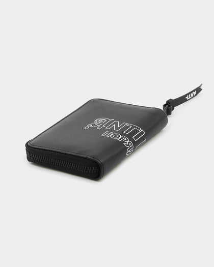 The Anti Order Military Zip Wallet Black/Black