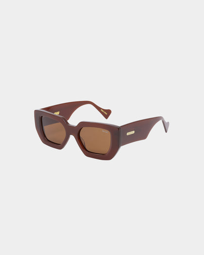 NUQE Idra Sunglasses Brown/Gold