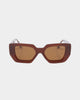 NUQE Idra Sunglasses Brown/Gold