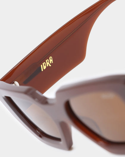 NUQE Idra Sunglasses Brown/Gold