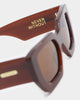 NUQE Idra Sunglasses Brown/Gold