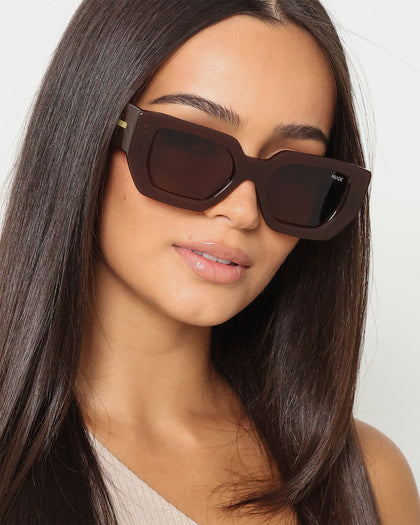 NUQE Idra Sunglasses Brown/Gold