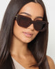 NUQE Idra Sunglasses Brown/Gold