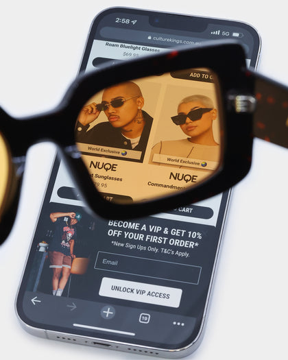 NUQE Iggy Blue Light Glasses Tortoise/Gold