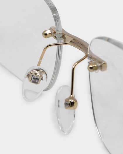 NUQE Uncut Blue Light Glasses Gold/Bluelight