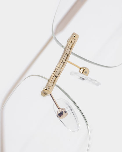 NUQE Uncut Blue Light Glasses Gold/Bluelight