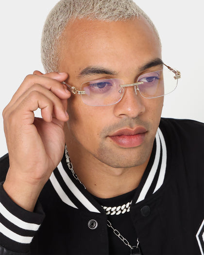 NUQE Uncut Blue Light Glasses Gold/Bluelight