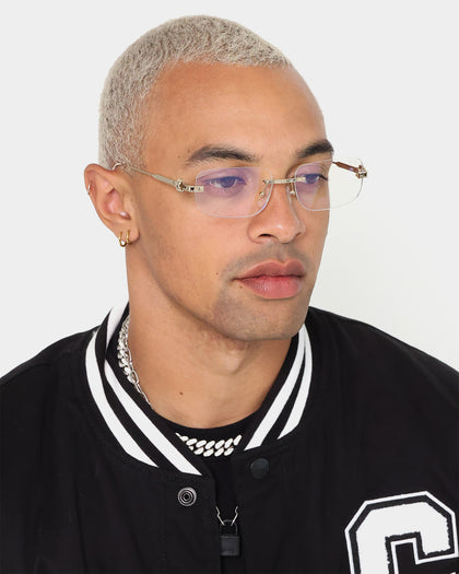 NUQE Uncut Blue Light Glasses Gold/Bluelight