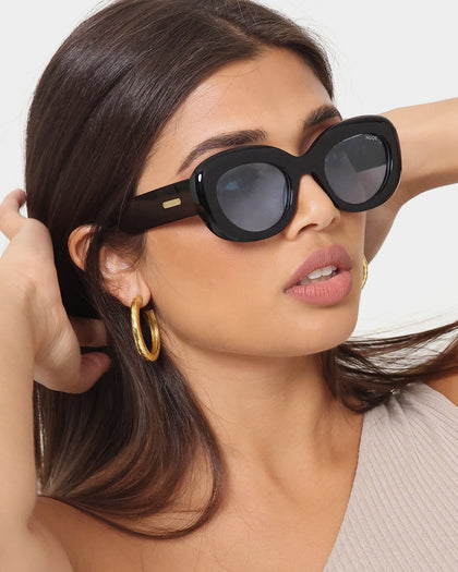 NUQE Daytona Sunglasses Black/Blue