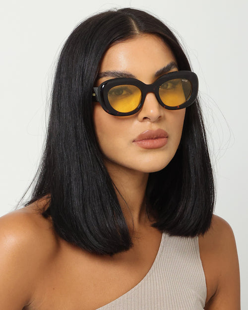 NUQE Daytona Sunglasses Tortoise/Yellow