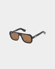 NUQE Enzo Sunglasses Black/Brown