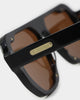 NUQE Enzo Sunglasses Black/Brown