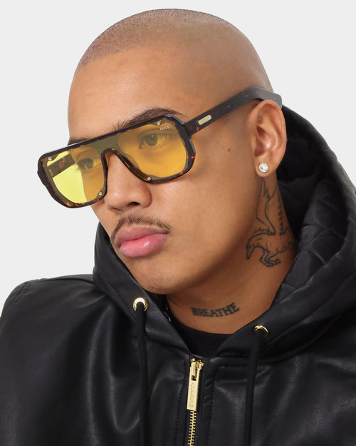 NUQE Enzo Sunglasses Tortoise/Yellow