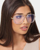 NUQE Quattro Sunglasses Clear/Bluelight