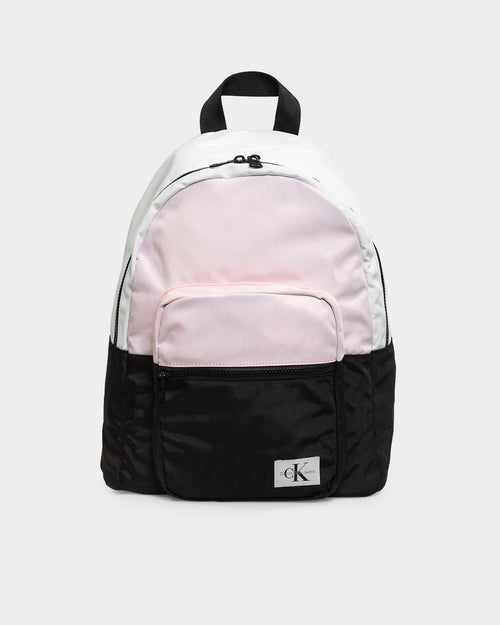 Calvin Klein Kids' Colour Block Backpack Sweetest Pink