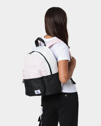 Calvin Klein Kids' Colour Block Backpack Sweetest Pink