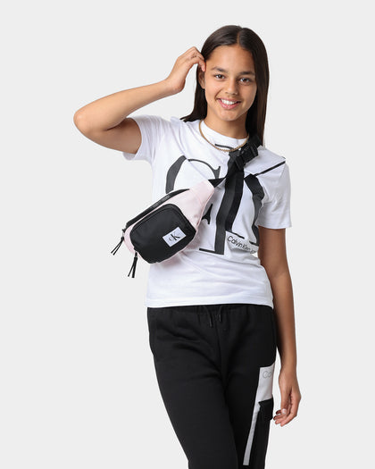 Calvin Klein Kids' Colour Block Waist Bag Sweetest Pink