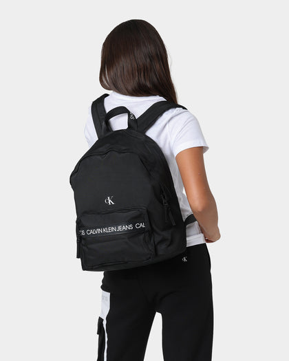 Calvin Klein Kids' Logo Tape Backpack Ck Black