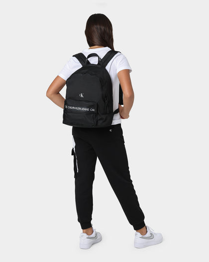 Calvin Klein Kids' Logo Tape Backpack Ck Black