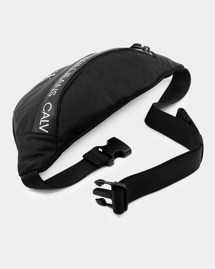 Calvin Klein Kids' Logo Tape Waist Bag Ck Black