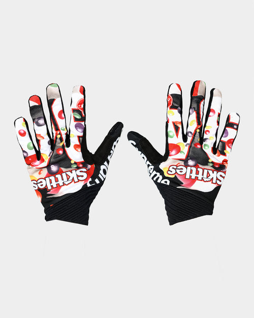 Supreme X Skittles X Castelli Cycling Gloves White