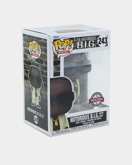 Pop! Vinyl #243 Notorious B.I.G with Suit Figure Multi-Coloured