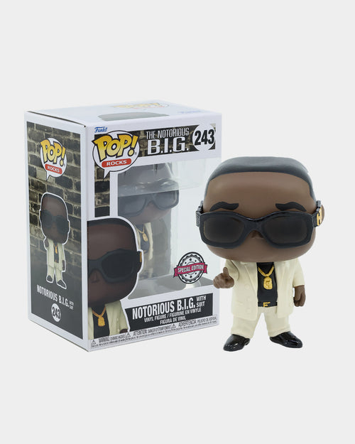 Pop! Vinyl #243 Notorious B.I.G with Suit Figure Multi-Coloured