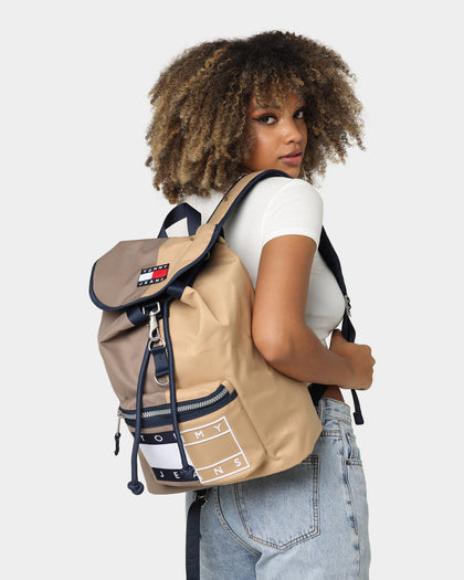 Tommy Jeans Heritage Spliced Backpack Khaki