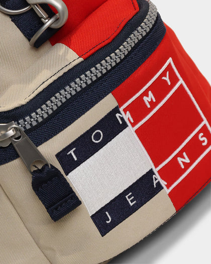 Tommy Jeans Heritage Spliced Backpack Deep Crimson