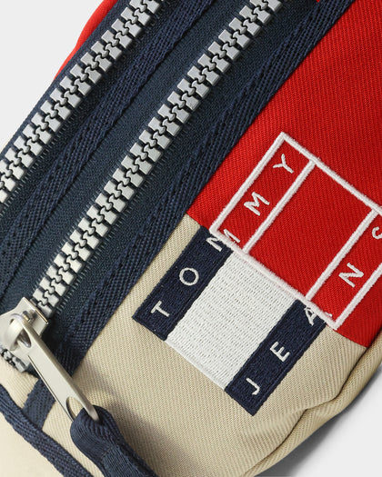 Tommy Jeans Heritage Spliced Bum Bag Deep Crimson