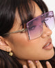 NUQE As IF Sunglasses Gold/Lilac