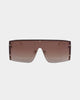 NUQE As IF Sunglasses Brown/Gold