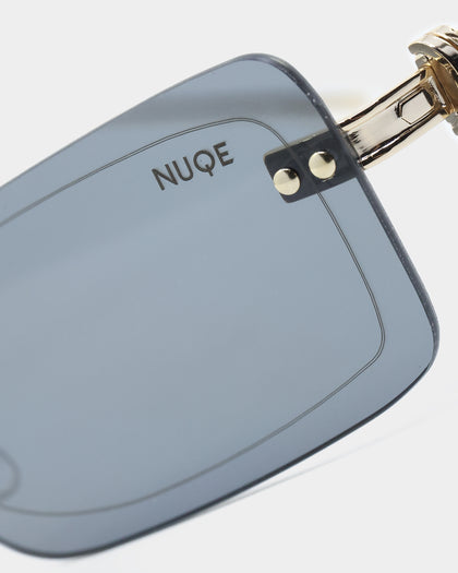 NUQE Razr Sunglasses Black/Gold