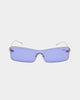 NUQE Razr Sunglasses Gold/Lilac