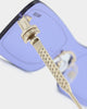 NUQE Razr Sunglasses Gold/Lilac