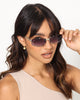 NUQE Velvet Sunglasses Black/Gold