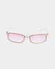 NUQE Velvet Sunglasses Peach/Gold