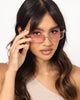 NUQE Velvet Sunglasses Peach/Gold